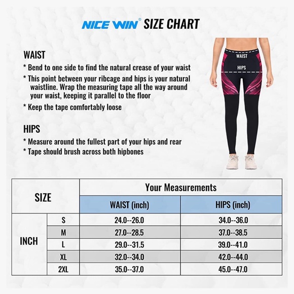 Nice Win Padded Thermal Fleece Cycling Leggings #32 - Picture 3 of 8